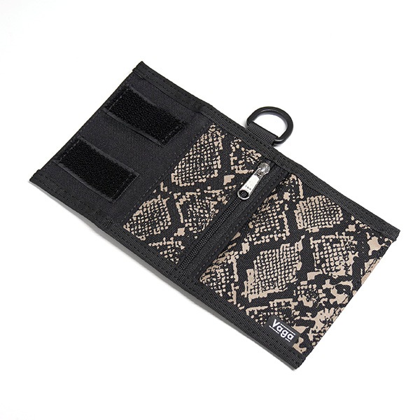 【VAGA】NANO WALLET serpentine black　バガ スケートボード 財布 ウォレット SKATEBOARD