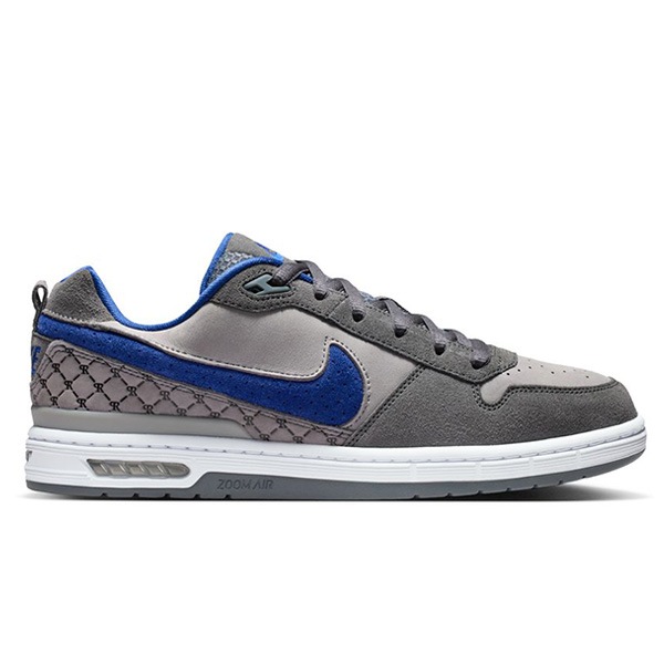 【NIKE SB】PAUL RODRIGUEZ ZOOM AIR LOW DG カラー：flint grey/deep royal blue IU7835-001　ナイキ エスビー ポール・ロドリゲス スケートボード スケボー シューズ 靴 スニーカー SKATEBOARD SHOES