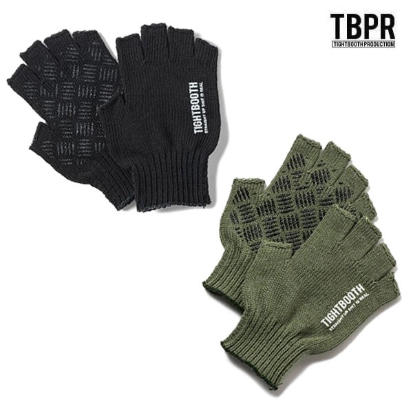TIGHTBOOTH BROTURES CHECKER PLATE GLOVES TIGHTBOOTHとBROTURES