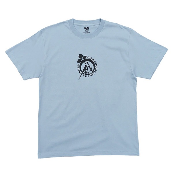 【OLEDICKFOGGY×RISK×INSTANT】LOGO TEE blue インスタント Tシャツ スケートボード スケボー SKATEBOARD
