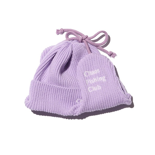 【Chaos Fishing Club】LOGO DOG EAR CAP black カオスフィッシングクラブ ビーニー スケートボード スケボー SKATEBOARD