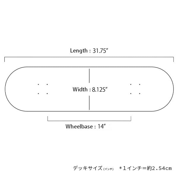 【PRIMITIVE】Wade Desarmo DATA 8.125インチ　プリミティブ デッキ スケートボード スケボー SKATEBOARD DECK