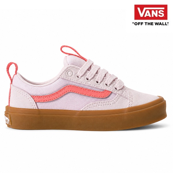 【VANS】KIDS SKATE OLD SKOOL 36+ gum pale petal pink　バンズ シューズ 靴 スニーカー キッズ スケートボード スケボー KIDS  SKATEBOARD SHOES