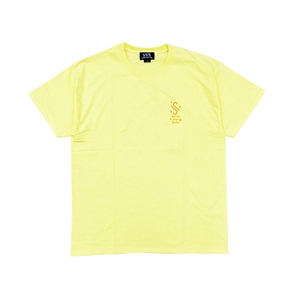 【S.U.R】S-MUSH PRINT S/S TEE カラー：yellow シュルリアル ティーシャツ 半袖 スケートボード スケボー SKATEBOARD