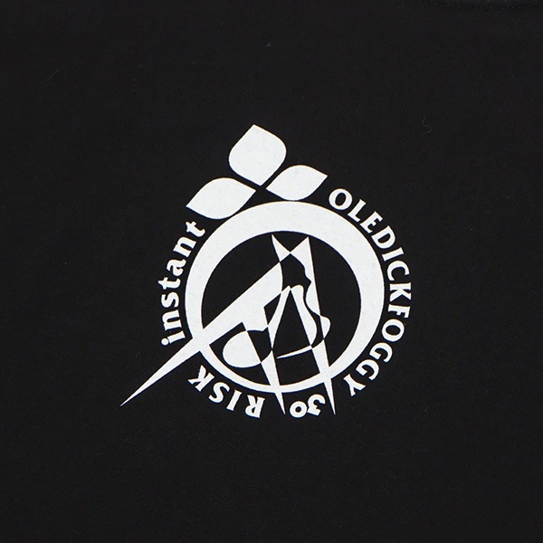 【OLEDICKFOGGY×RISK×INSTANT】LOGO TEE black インスタント Tシャツ スケートボード スケボー SKATEBOARD