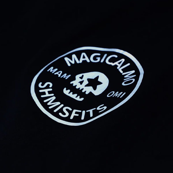 m.☆　マチャット　メッシュパフトップス完売品　ブラック MAGICAL MOSH MISFITS】 MxMxM ANORAK JKT green×purple マジカル