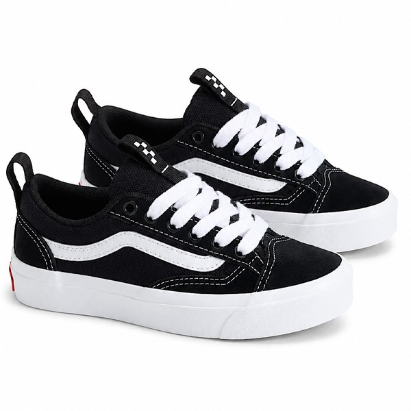 VANS】KIDS SKATE OLD SKOOL 36+ black/white バンズ シューズ 靴