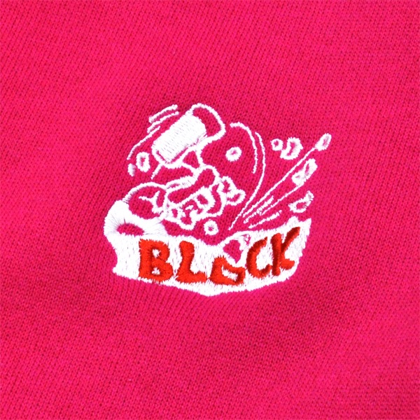 【WACKWACK】BLOCK REMAKE SWEAT pink スケートボード スケボー SKATEBOARD ワックワック スウェット クルーネック