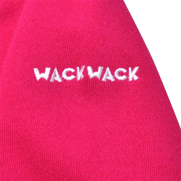 【WACKWACK】BLOCK REMAKE SWEAT pink スケートボード スケボー SKATEBOARD ワックワック スウェット クルーネック