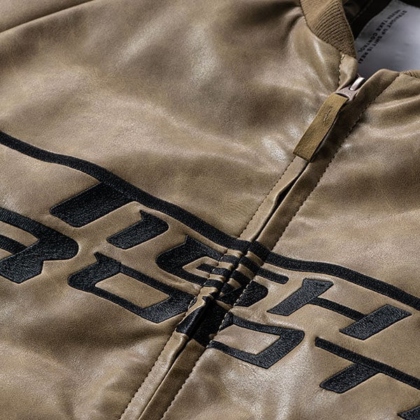 TIGHTBOOTH x SEEDA】ADRENALINE LEATHER DOWN JKT タイトブース