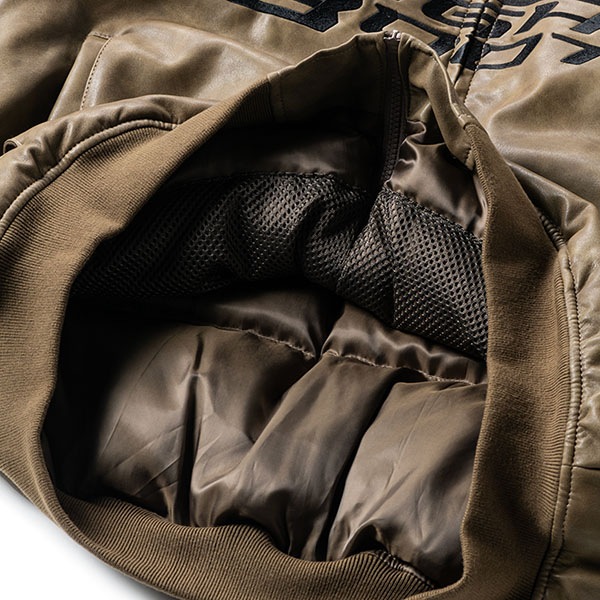 TIGHTBOOTH x SEEDA】ADRENALINE LEATHER DOWN JKT タイトブース