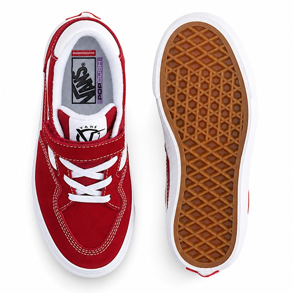 VANS】KIDS SKATE ROWAN ZORILLA red/white バンズ シューズ 靴
