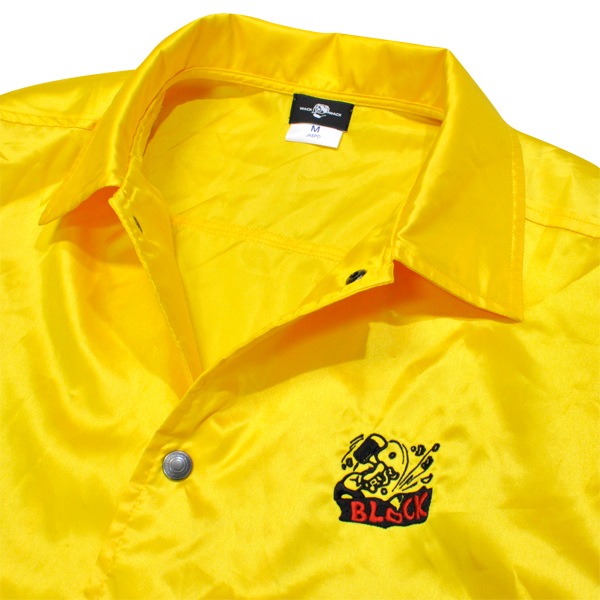 【WACKWACK】BLOCK REMAKE COACH JACKET yellow スケートボード スケボー SKATEBOARD  ワックワック コーチ ジャケット