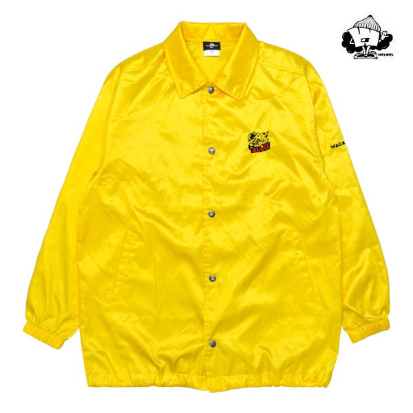 【WACKWACK】BLOCK REMAKE COACH JACKET yellow スケートボード スケボー SKATEBOARD  ワックワック コーチ ジャケット
