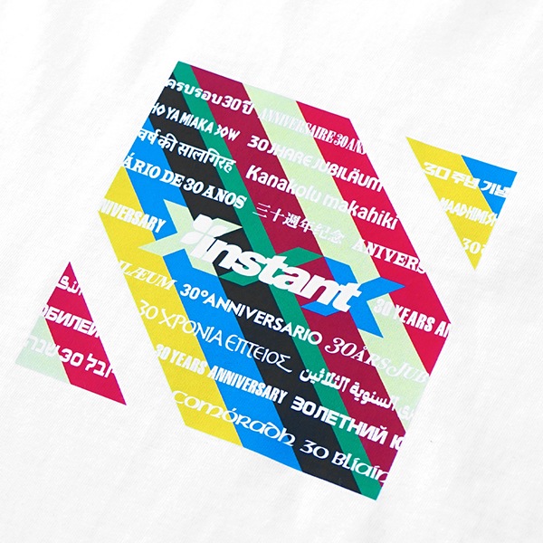 INSTANT×7STARS】30TH BOX LOGO TEE white インスタント Tシャツ