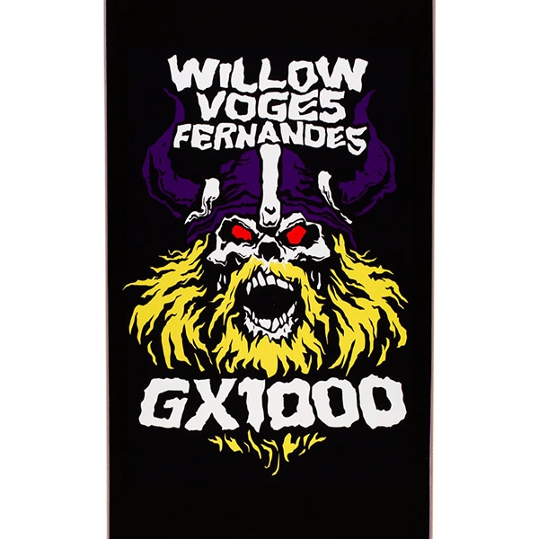 RAW クラシックデッキ 限定品貴重 GX1000】WILLOW VIKING BLACK 8.375インチ ジーエックス スケート