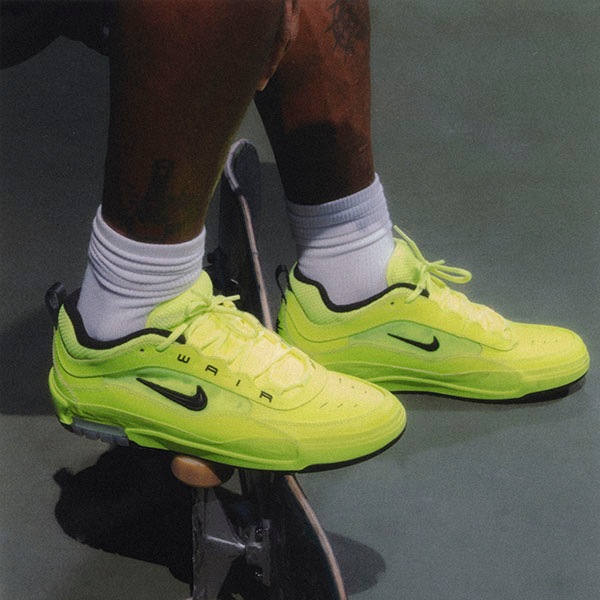 【NIKE SB】 AIR MAX ISHOD PREMIUM カラー：volt/black-volt-black IB6212-701 　ナイキ エスビー イショッド・ウェア スケートボード スケボー シューズ 靴 スニーカー SKATEBOARD SHOES