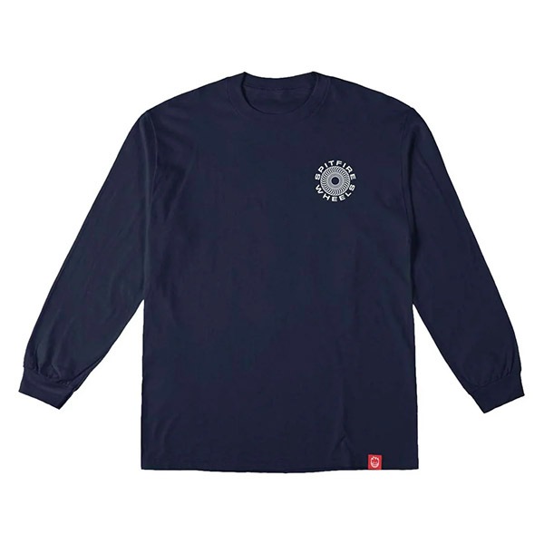 SPITFIRE】CLASSIC '87 SWIRL FILL L/STEE navy スピットファイアー T