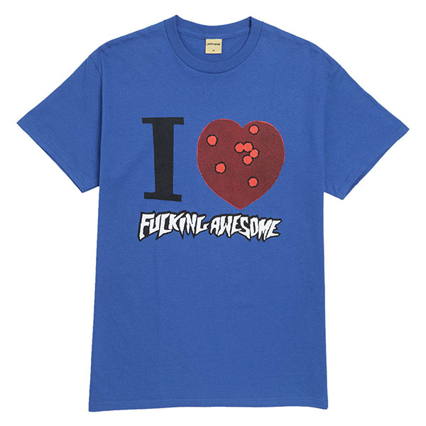 Fucking Awesome スケートボード コンプリート Tツール付き FUCKING AWESOME】 I HEART FA TEE ファッキンオウサム TEE 半袖