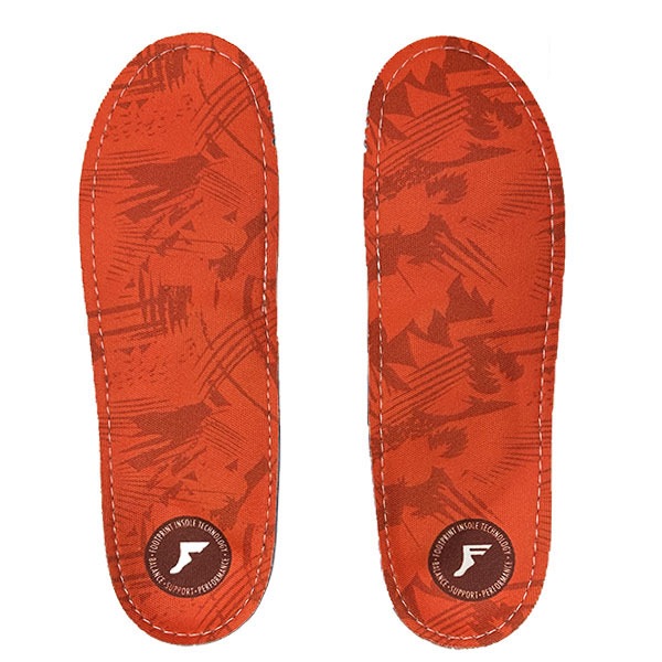 【FOOTPRINT INSOLE】KINGFOAM ORTHOTICS orange camo/red camo FLAT 5mm フットプリント FP シューズ インソール 中敷き  スケートボード スケボー SKATEBOARD