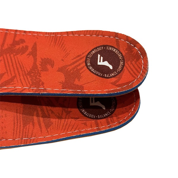 【FOOTPRINT INSOLE】KINGFOAM ORTHOTICS orange camo/red camo FLAT 5mm フットプリント FP シューズ インソール 中敷き  スケートボード スケボー SKATEBOARD