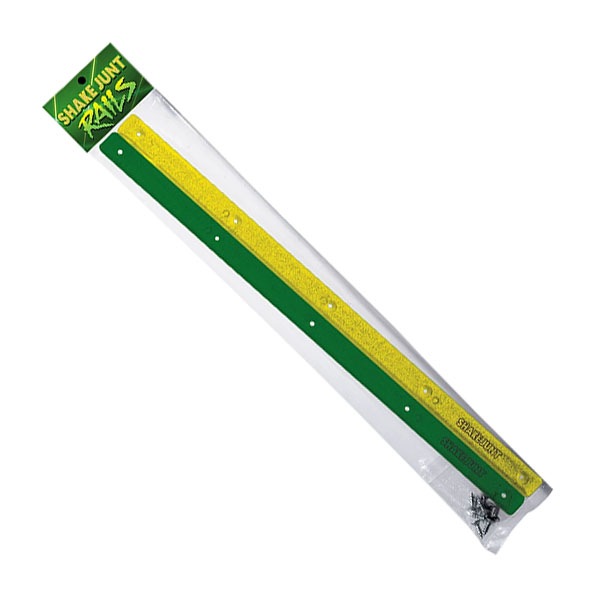 【SHAKE JUNT】RAILS GREEN&YELLOW レールバー スケートボード スケボー SKATEBOARD
