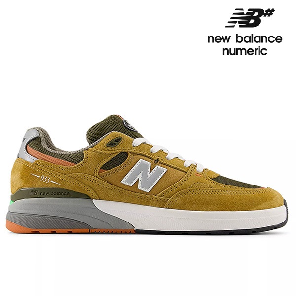 【NEW BALANCE NUMERIC】Andrew Reynolds NM933 カラー：(MNO)　ニューバランス ヌメリック アンドリュー・レイノルズ スケートボード スケボー シューズ 靴 スニーカー SKATEBOARD SHOES