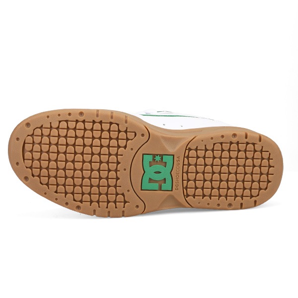 【DC Shoe】 John Shanahan JS2 カラー：white/green/gum (101) 　ディーシー ジョン・シャナハン スケートボード スケボー シューズ 靴 スニーカー SKATEBOARD SHOES