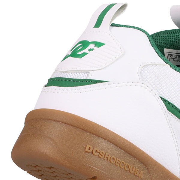 【DC Shoe】 John Shanahan JS2 カラー：white/green/gum (101) 　ディーシー ジョン・シャナハン スケートボード スケボー シューズ 靴 スニーカー SKATEBOARD SHOES