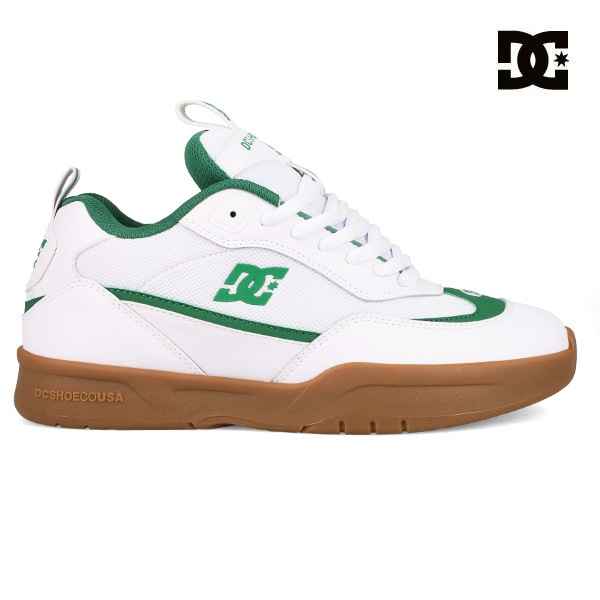 【DC Shoe】 John Shanahan JS2 カラー：white/green/gum (101) 　ディーシー ジョン・シャナハン スケートボード スケボー シューズ 靴 スニーカー SKATEBOARD SHOES