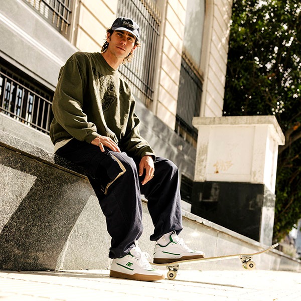 DC Shoe】 John Shanahan JS2 カラー：white/green/gum (101