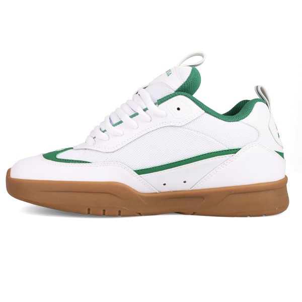 【DC Shoe】 John Shanahan JS2 カラー：white/green/gum (101) 　ディーシー ジョン・シャナハン スケートボード スケボー シューズ 靴 スニーカー SKATEBOARD SHOES
