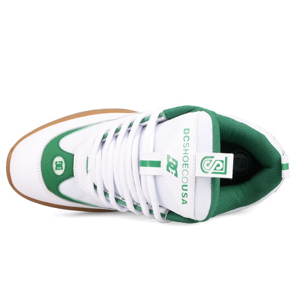 【DC Shoe】 John Shanahan JS2 カラー：white/green/gum (101) 　ディーシー ジョン・シャナハン スケートボード スケボー シューズ 靴 スニーカー SKATEBOARD SHOES