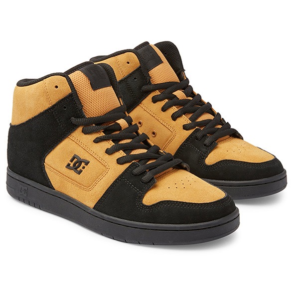 【DC Shoe】MANTECA 4 HI S カラー：black/black/brown(XKKC)　ディーシー シューズ 靴 スニーカー スケートボード スケボー  SKATEBOARD SHOES