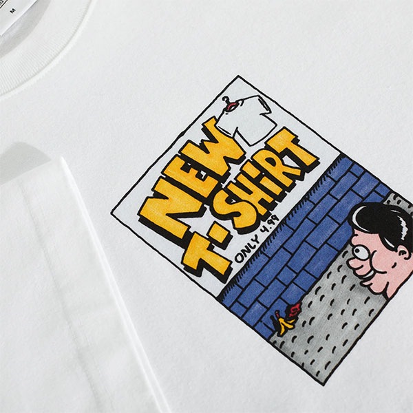 POLAR】NEW T SHIRT white ポーラー Tシャツ 半袖 スケート