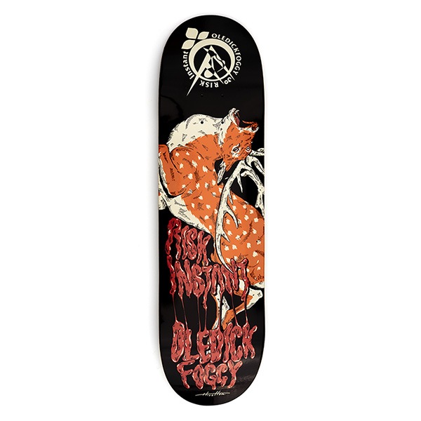 OLEDICKFOGGY スケートデッキ ① OLEDICKFOGGY×RISK×INSTANT】COLLABORATION DECK 7.38インチ