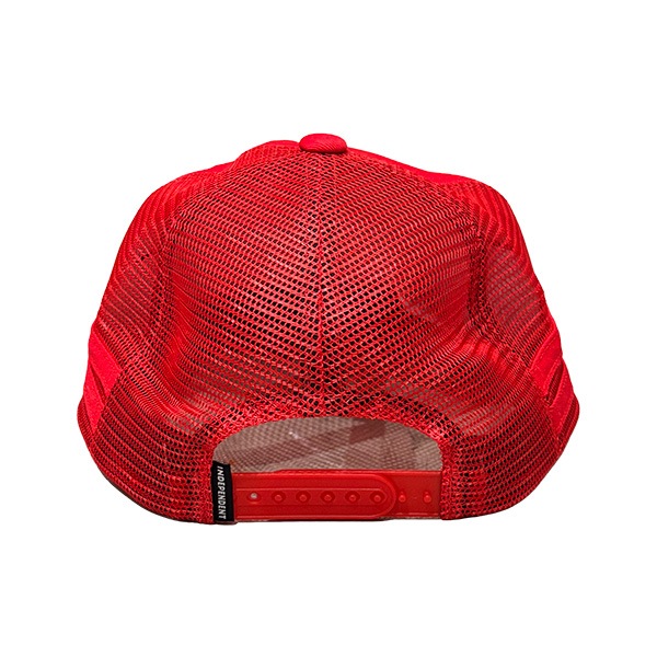 【INDEPENDENT】LTD SUMMIT SEAL MESH CAP red インディペンデント インディー キャップ スケートボード スケボー INDY SKATEBOARD