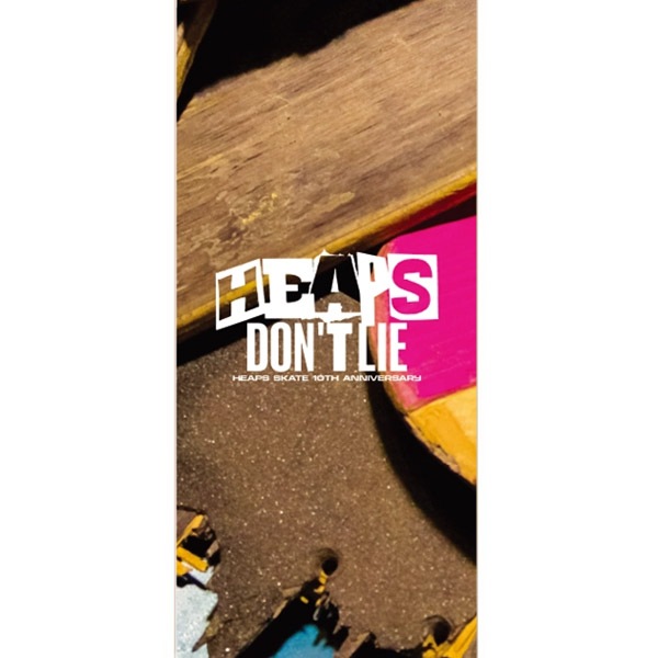 【HEAPS】DON'T LIE 8.0インチ　ヒープス スケートボード スケボー デッキ SKATEBOARD DECK