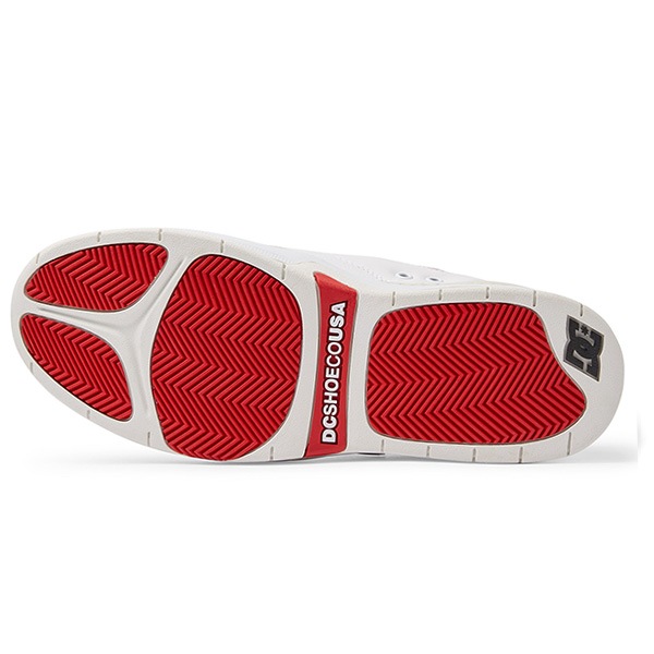 【DC Shoe】ASCEND S カラー：white/red(WRD)　ディーシー シューズ 靴 スニーカー スケートボード スケボー  SKATEBOARD SHOES