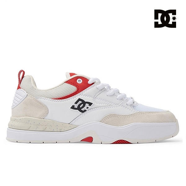 【DC Shoe】ASCEND S カラー：white/red(WRD)　ディーシー シューズ 靴 スニーカー スケートボード スケボー  SKATEBOARD SHOES