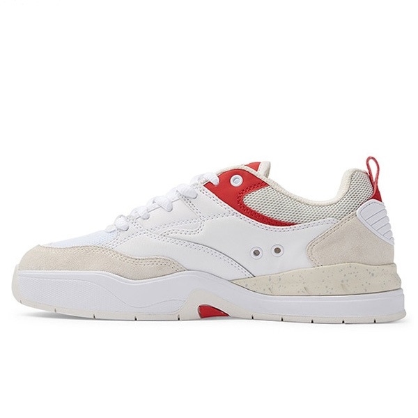 【DC Shoe】ASCEND S カラー：white/red(WRD)　ディーシー シューズ 靴 スニーカー スケートボード スケボー  SKATEBOARD SHOES