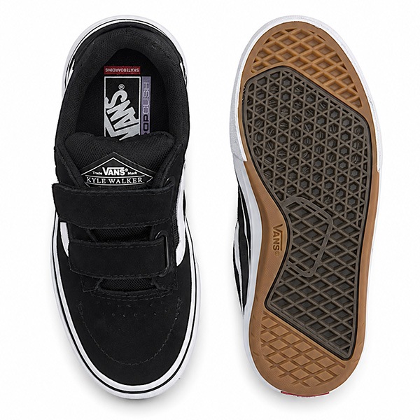 VANS】KIDS SKATE KYLE WALKER black/white バンズ シューズ 靴