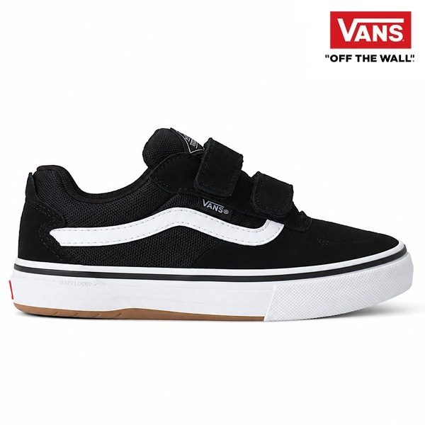 【VANS】KIDS SKATE KYLE WALKER black/white バンズ シューズ 靴 スニーカー キッズ スケートボード スケボー KIDS SKATEBOARD SHOES
