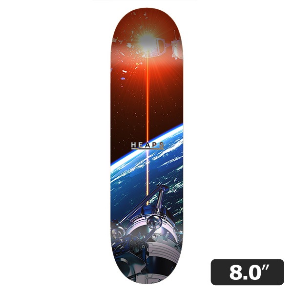 HEAPS】SPACE WAR 8.0インチ ヒープス スケートボード スケボー デッキ