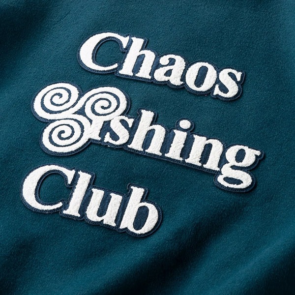 【Chaos Fishing Club】STADIUM TEAM JACKET black カオスフィッシングクラブ ジャケット スケートボード スケボー SKATEBOARD