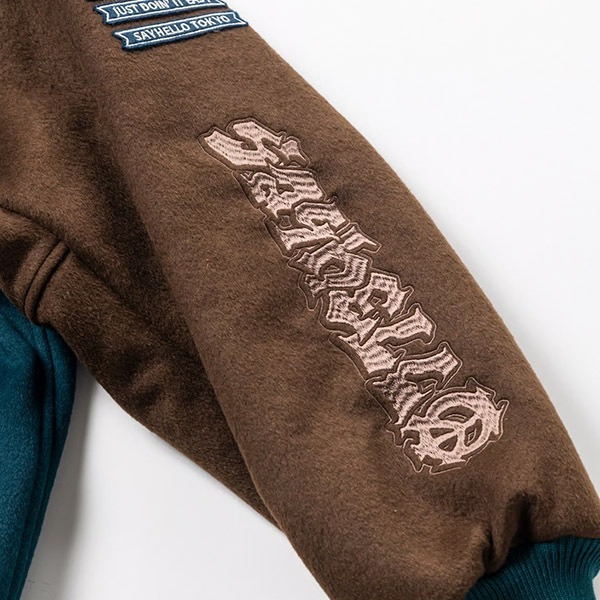 【Chaos Fishing Club】STADIUM TEAM JACKET black カオスフィッシングクラブ ジャケット スケートボード スケボー SKATEBOARD