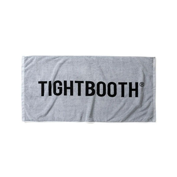 【TIGHTBOOTH】JACQUARD BIG TOWEL grey タイトブース バスタオル 小物 スケートボード スケボー SKATEBOARD
