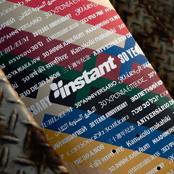 【INSTANT×7STARS】30TH ANNIV DECK NATURAL 8.0インチ スケートボード スケボー SKATEBOARD DECK