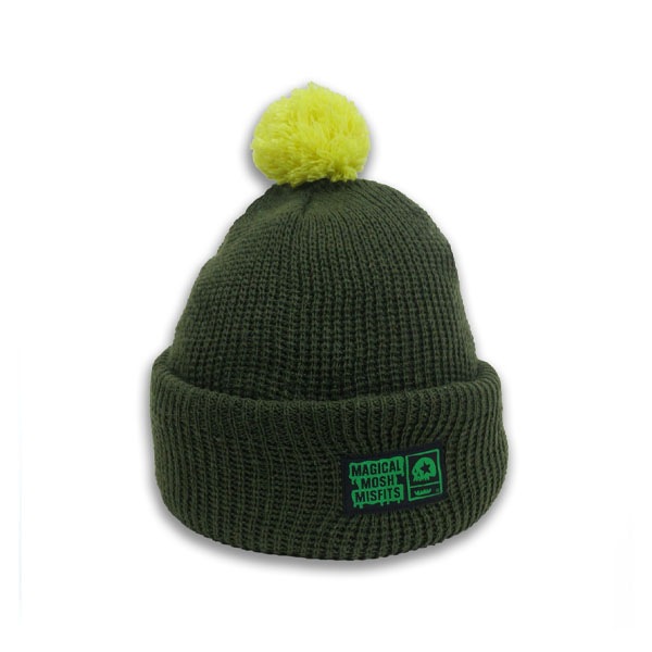 【MAGICAL MOSH MISFITS】MxMxM 覆面ニット帽 green マジカルモッシュミスフィッツ ビーニー ニット帽 SKATEBOARD