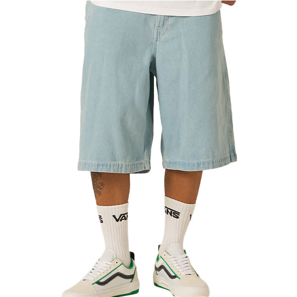 【VANS】AUTHENTIC CHINO SHORT カラー : light stonewash バンズ ショーツ デニム スケートボード スケボー SKATEBOARD SHOES